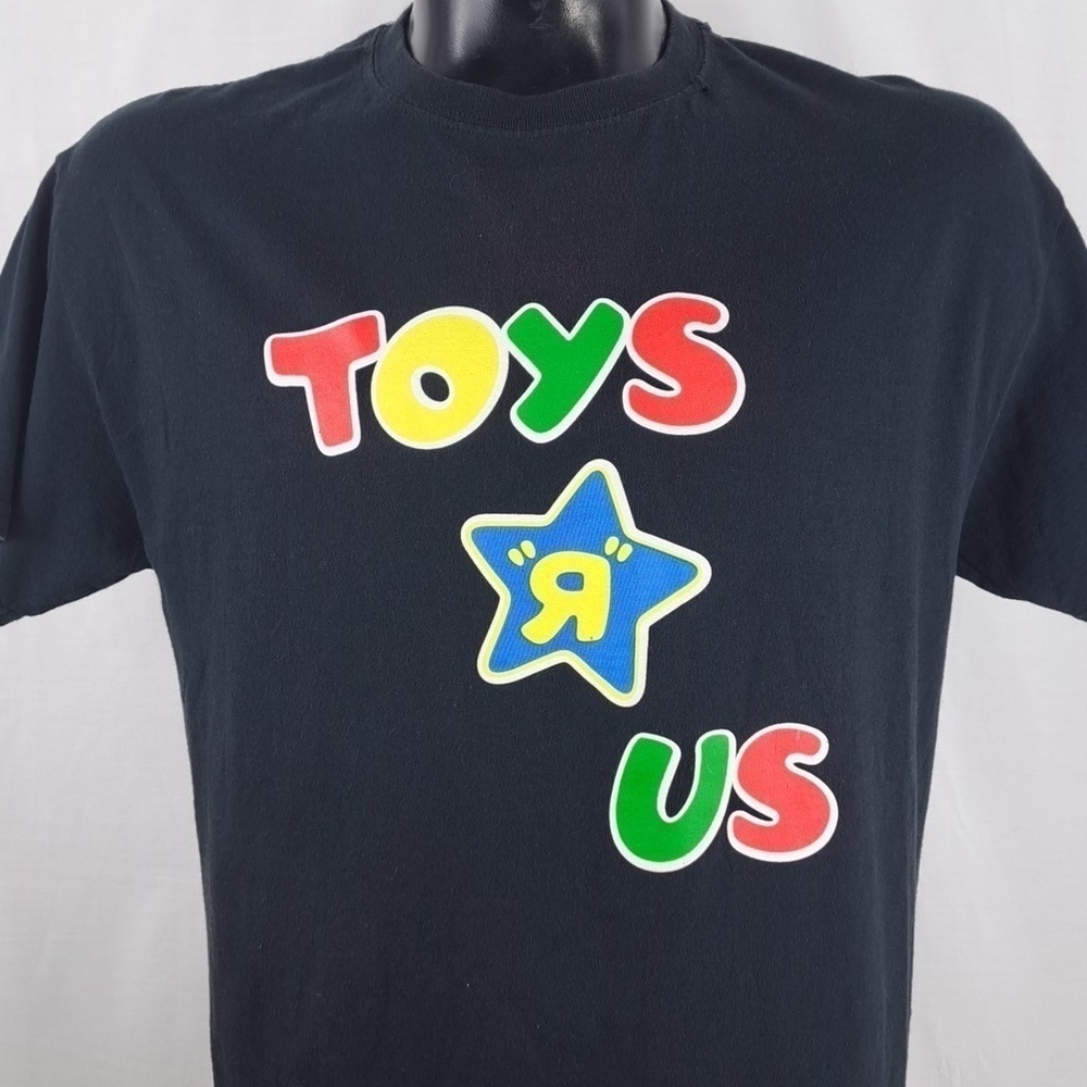Toys R Us 2017 DC 8801 employee appreciation LG black double-sided t-shirt